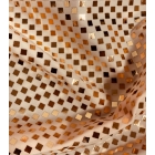 Lycra COPPER CHEQUERS CHAMPAGNE